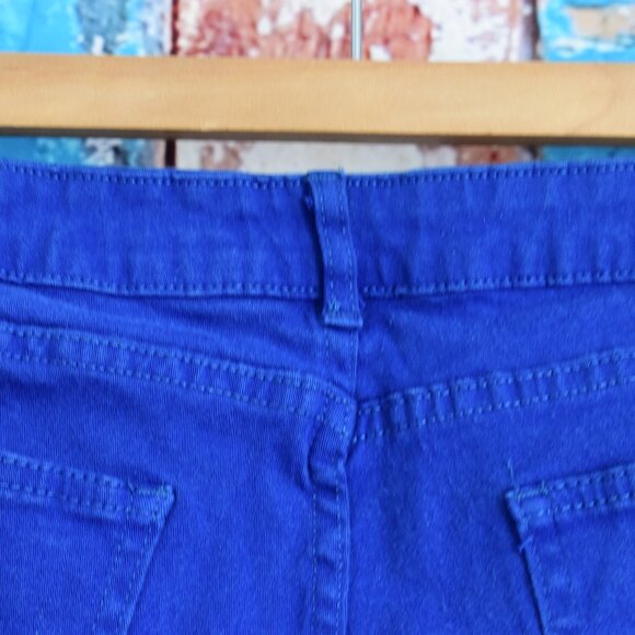 Women's ReForm Jeans Slim Denim 28" Inseam SIZE 11 Blue PRE-OWNED - Picture 7 of 9